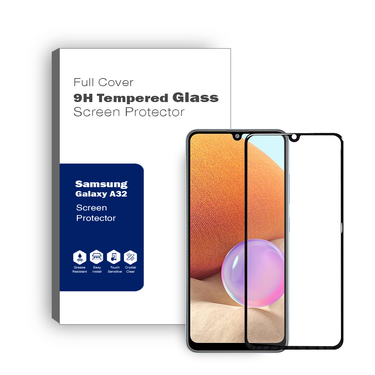 Samsung Galaxy A32 Ultra Compatible Premium 3D Full Coverage Tempered Glass Protector